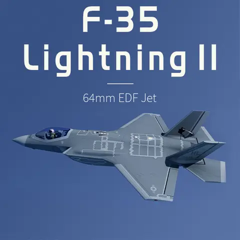 XFly F-35 64MM 70MM EDF Jet 6S Power w/retracts RC Model Aircraft 5CH Fixed Wing Professional Electric Model Aircraft Fighter