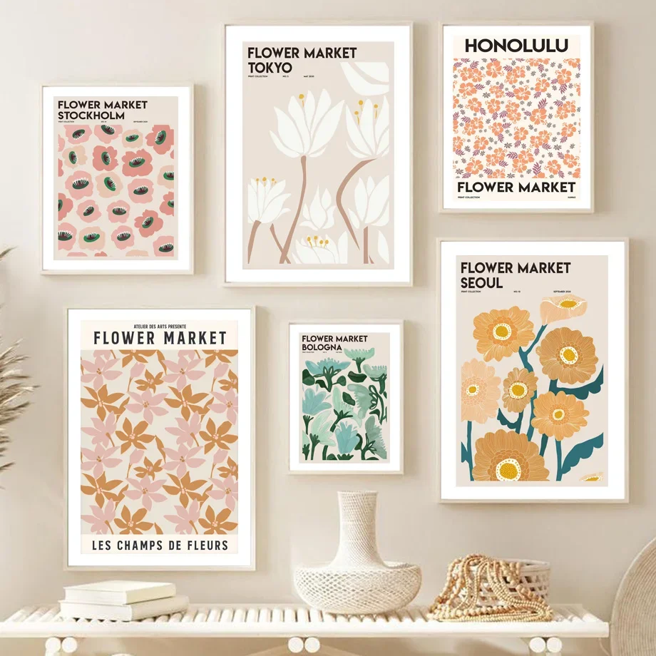 Flower Market Tokyo Illustration Abstract Wall Art Canvas Painting Nordic Posters And Prints Wall Pictures For Living Room Decor
Flower Market Tokyo Illustration Abstract Wall Art Canvas Painting Nordic Posters And Prints Wall Pictures For Living Room Decor