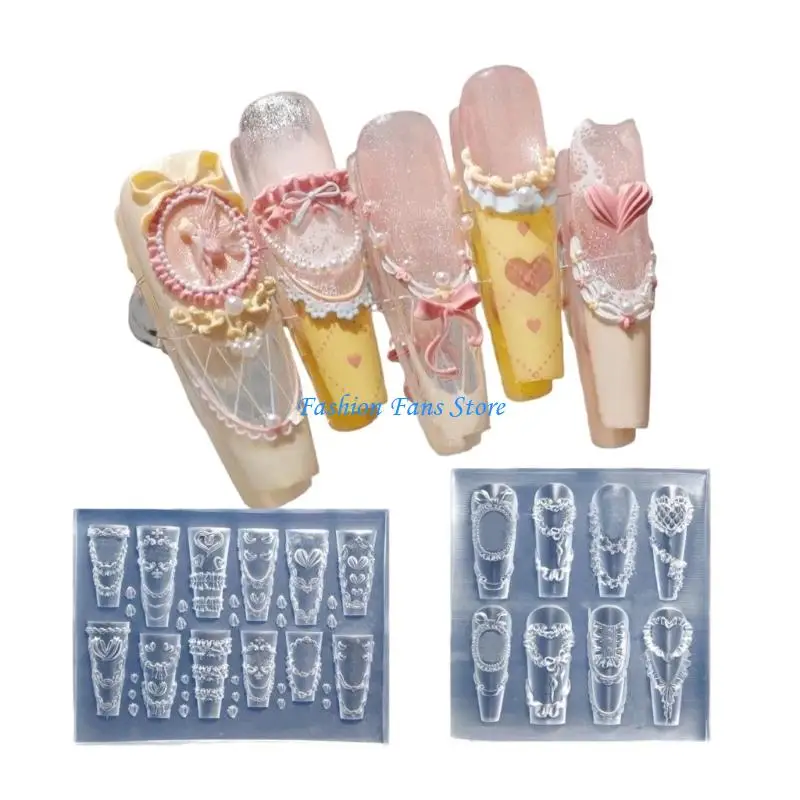 Professional Art Molds Cream Lace Theme Small Accessories Mold Decorative Mold for Salon Manicure Decoration
Professional Art Molds Cream Lace Theme Small Accessories Mold Decorative Mold for Salon Manicure Decoration