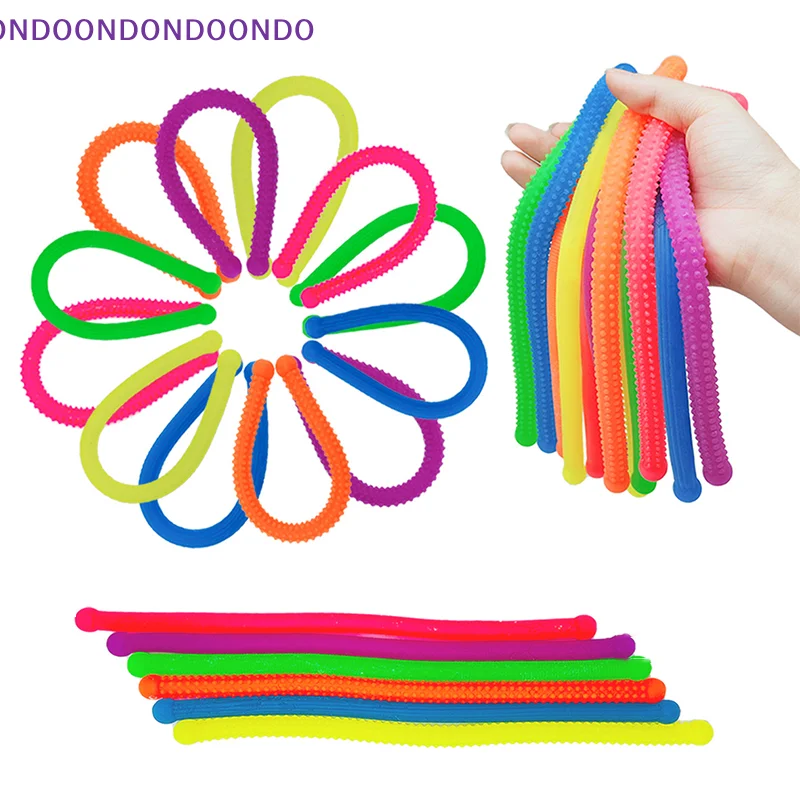 Sensory Fidget String Toy Set 6PCS Elastic Stretchy Noodles For Kids Decompression Classroom Party Focus Play
Sensory Fidget String Toy Set 6PCS Elastic Stretchy Noodles For Kids Decompression Classroom Party Focus Play