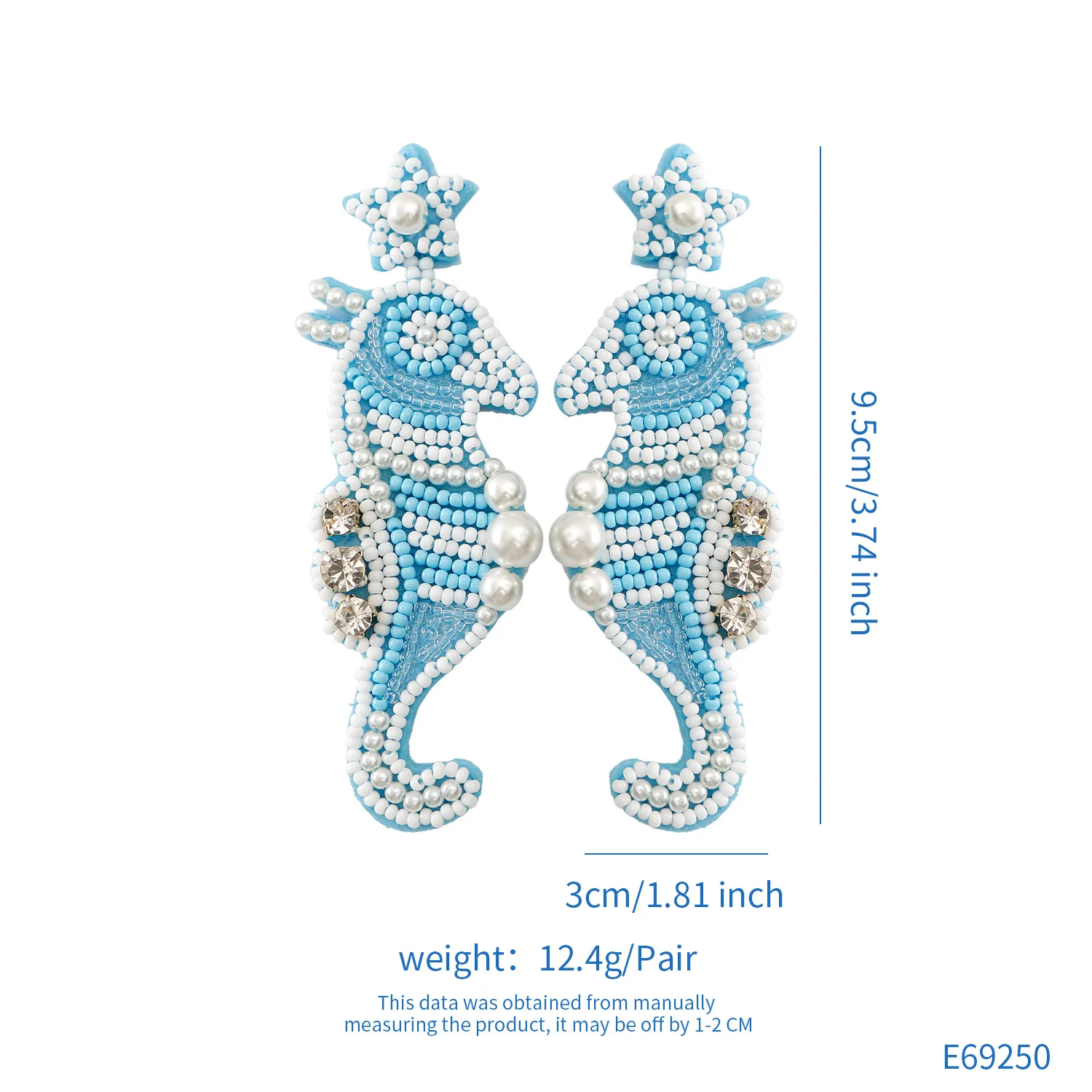 Серьги из бисера, дизайн морской лошади, геометрические оригинальные ручные вязаные богемные простые серьги из сплава
Серьги из бисера, дизайн морской лошади, геометрические оригинальные ручные вязаные богемные простые серьги из сплава