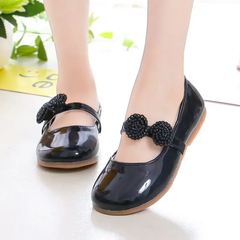 New Girls Leather Shoes for School Shoes Floral Flower Girl Flats for Wedding Party Children Mary Janes Princess Sweet All Black
New Girls Leather Shoes for School Shoes Floral Flower Girl Flats for Wedding Party Children Mary Janes Princess Sweet All Black