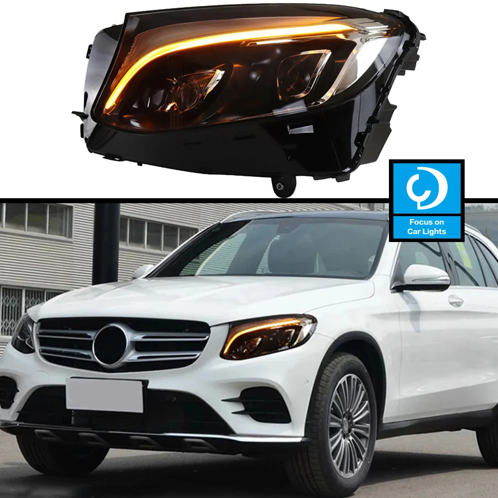 Car Front Headlight For Benz GLC C253 X253 2016-2019 Head Lamp Styling Dynamic Turn Signal Lens Automotive Accessories 2 PCS
Car Front Headlight For Benz GLC C253 X253 2016-2019 Head Lamp Styling Dynamic Turn Signal Lens Automotive Accessories 2 PCS