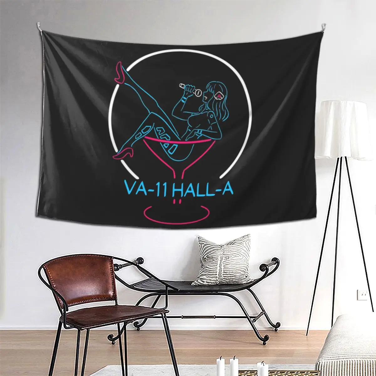 VA - 11 Hall - A Neon Sign Tapestry Art Wall Hanging Aesthetic Home Decor Tapestries for Living Room Bedroom Dorm Room
VA - 11 Hall - A Neon Sign Tapestry Art Wall Hanging Aesthetic Home Decor Tapestries for Living Room Bedroom Dorm Room