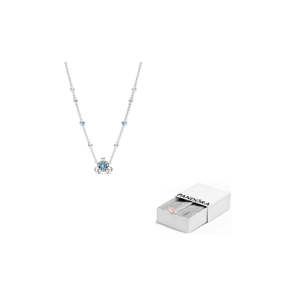 Pandora 925 Sterling Silver Synthetic Cubic Zirconia Necklaces Women's Silver 399198C01
Pandora 925 Sterling Silver Synthetic Cubic Zirconia Necklaces Women's Silver 399198C01