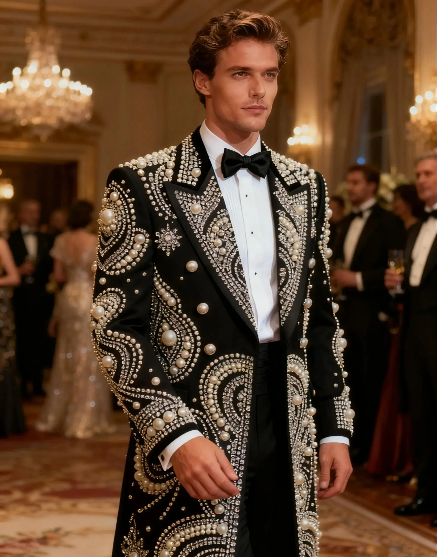 Длинное пальто, брюки, свадебные костюмы для мужчин, комплекты из 2 предметов, мужские пиджаки для жениха, индивидуальные блестящие смокинги со стразами и бриллиантами, Ropa homre 
Длинное пальто, брюки, свадебные костюмы для мужчин, комплекты из 2 предметов, мужские пиджаки для жениха, индивидуальные блестящие смокинги со стразами и бриллиантами, Ropa homre