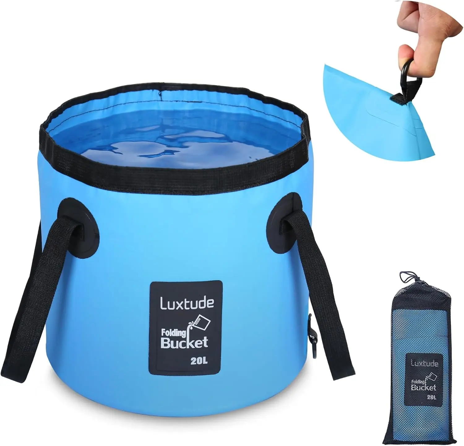 Collapsible Bucket with Handle, 5 Gallon Portable Water Container for Camping Fishing Beach Gardening RV Emergency, Heavy Duty
Collapsible Bucket with Handle, 5 Gallon Portable Water Container for Camping Fishing Beach Gardening RV Emergency, Heavy Duty