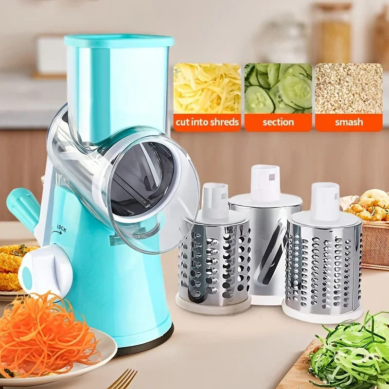 1 Set Super Efficient 3-in-1 Cheese Grater & Vegetable Slicer - Manual Food Processor for Effortless Kitchen Prep Chef tools
1 Set Super Efficient 3-in-1 Cheese Grater & Vegetable Slicer - Manual Food Processor for Effortless Kitchen Prep Chef tools