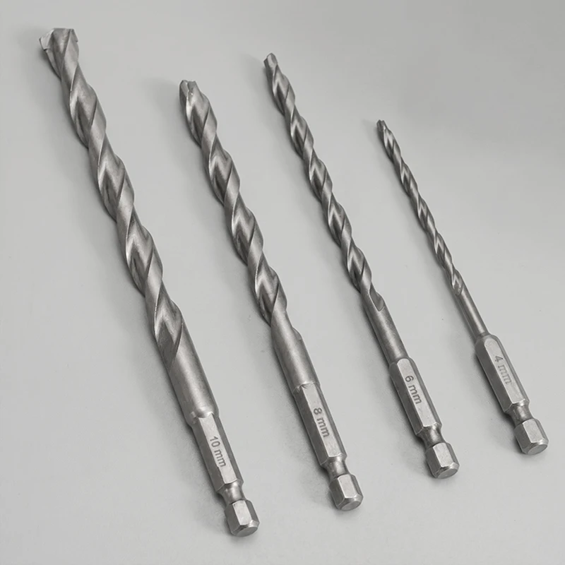 Hex Shank Multi-function Drill Bit Set, Non-slip Stable Shank, 4/6/8/10mm For Metal, Wood & Tile Household Drilling
Hex Shank Multi-function Drill Bit Set, Non-slip Stable Shank, 4/6/8/10mm For Metal, Wood & Tile Household Drilling