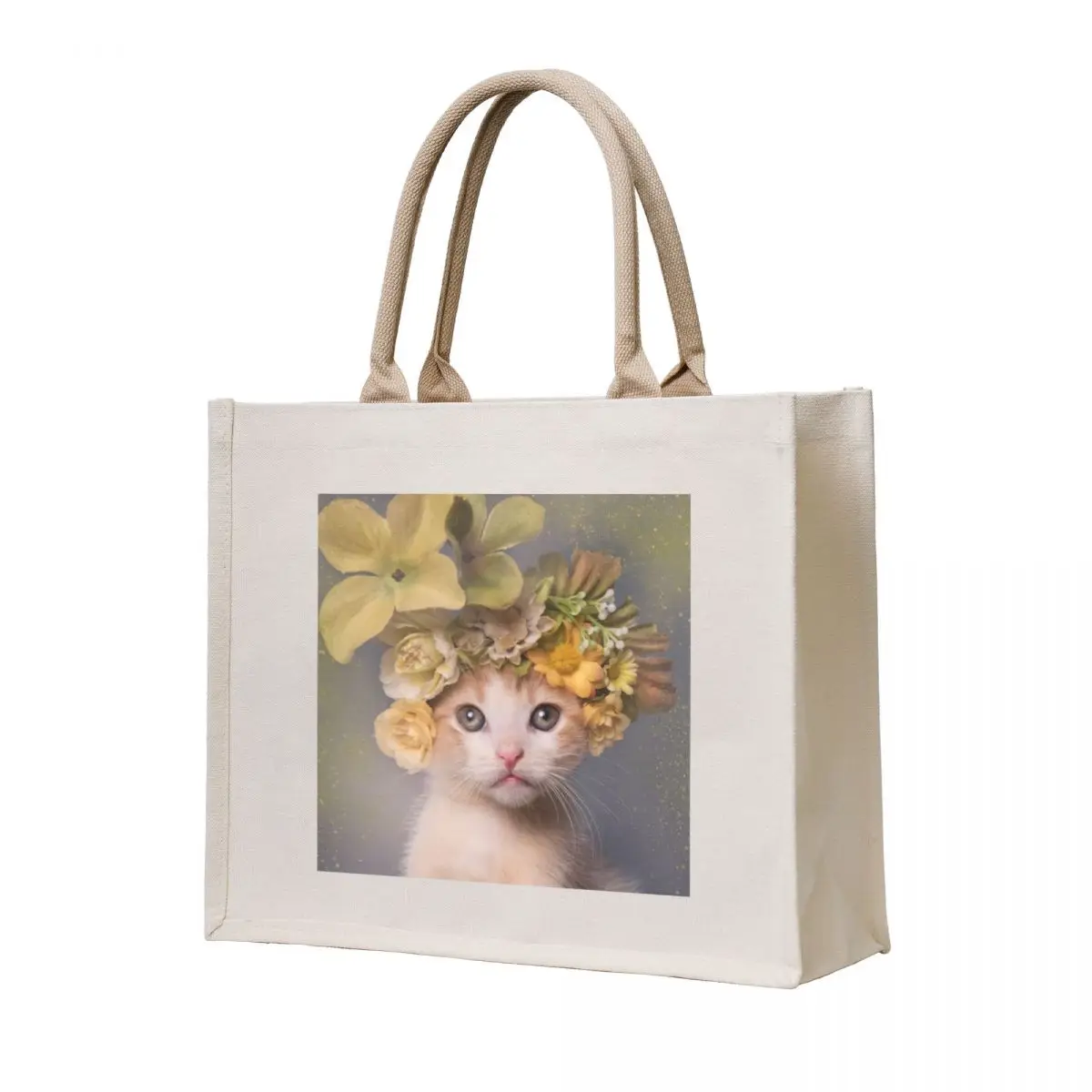 Flower Power, Bull the Kitten Tote Bag Women's beach bags Fabric bag tote bag men luxury women
Flower Power, Bull the Kitten Tote Bag Women's beach bags Fabric bag tote bag men luxury women
