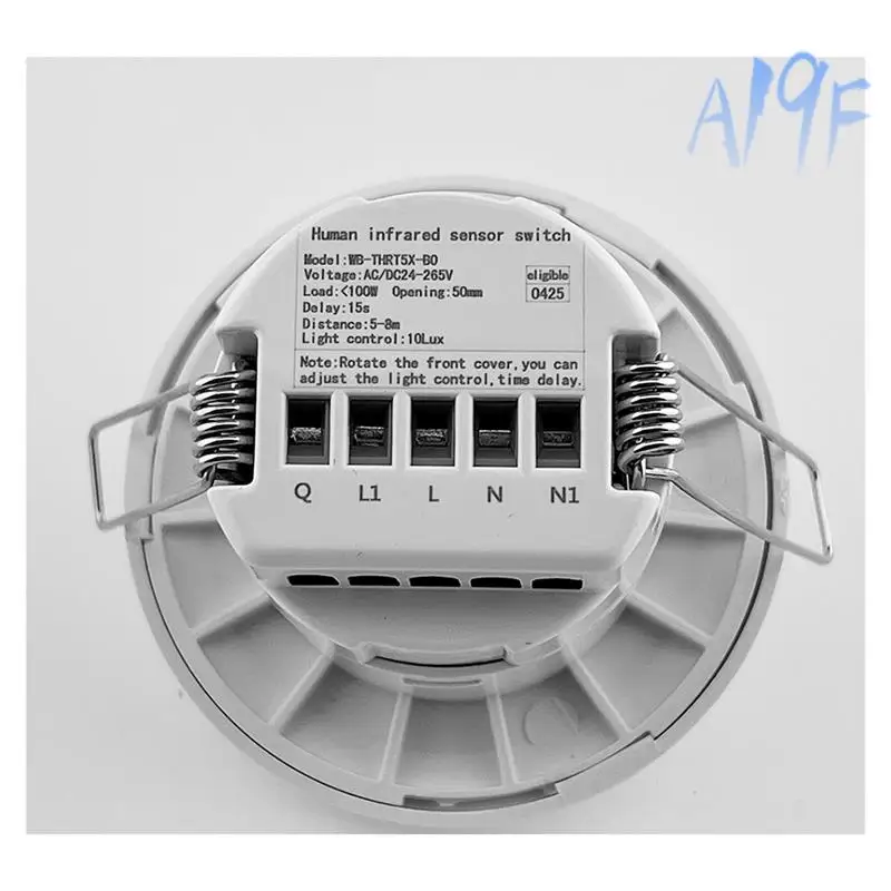 A19F-Smart Sensor 24-265V Встраиваемый инфракрасный PIR детектор движения Свет для лестничных и парковочных аппаратов
A19F-Smart Sensor 24-265V Встраиваемый инфракрасный PIR детектор движения Свет для лестничных и парковочных аппаратов