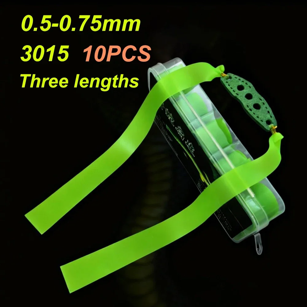 3015 Taper 0.5-0.75mm Thickness Slingshot Special Rubber Band 10PCS Large Taper Competitive Rubber Band Three Lengths
3015 Taper 0.5-0.75mm Thickness Slingshot Special Rubber Band 10PCS Large Taper Competitive Rubber Band Three Lengths
