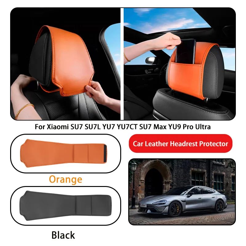 Leather Car Headrest Cover Anti-dirty and Wear-resistant For Xiaomi SU7 SU7L YU7 YU7CT SU7 Max YU9 Pro Ultra
Leather Car Headrest Cover Anti-dirty and Wear-resistant For Xiaomi SU7 SU7L YU7 YU7CT SU7 Max YU9 Pro Ultra