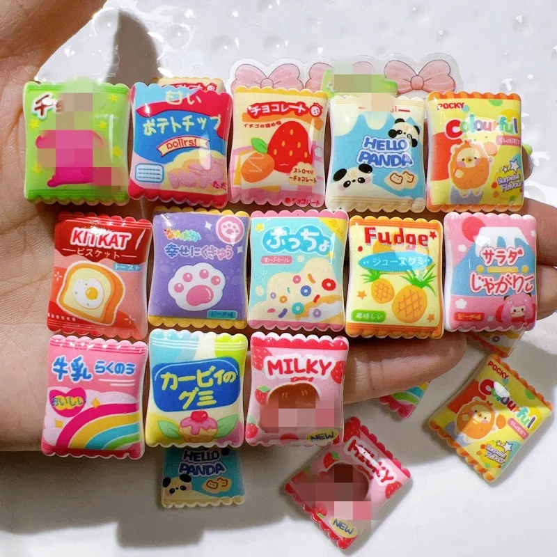 10Pcs Simulation Candy Chocolate Resin Charms Flatback Cabochon Kawaii Doll house Decoration DIY Scrapbooking Crafts Accessories
10Pcs Simulation Candy Chocolate Resin Charms Flatback Cabochon Kawaii Doll house Decoration DIY Scrapbooking Crafts Accessories