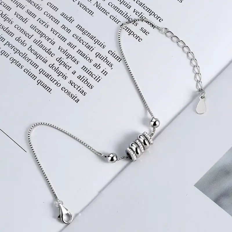 Solid Silver S925 Bracelet with Diamonds for Wealth, Versatile and Exquisite Small Waist Women's Bracelet Gift
Solid Silver S925 Bracelet with Diamonds for Wealth, Versatile and Exquisite Small Waist Women's Bracelet Gift