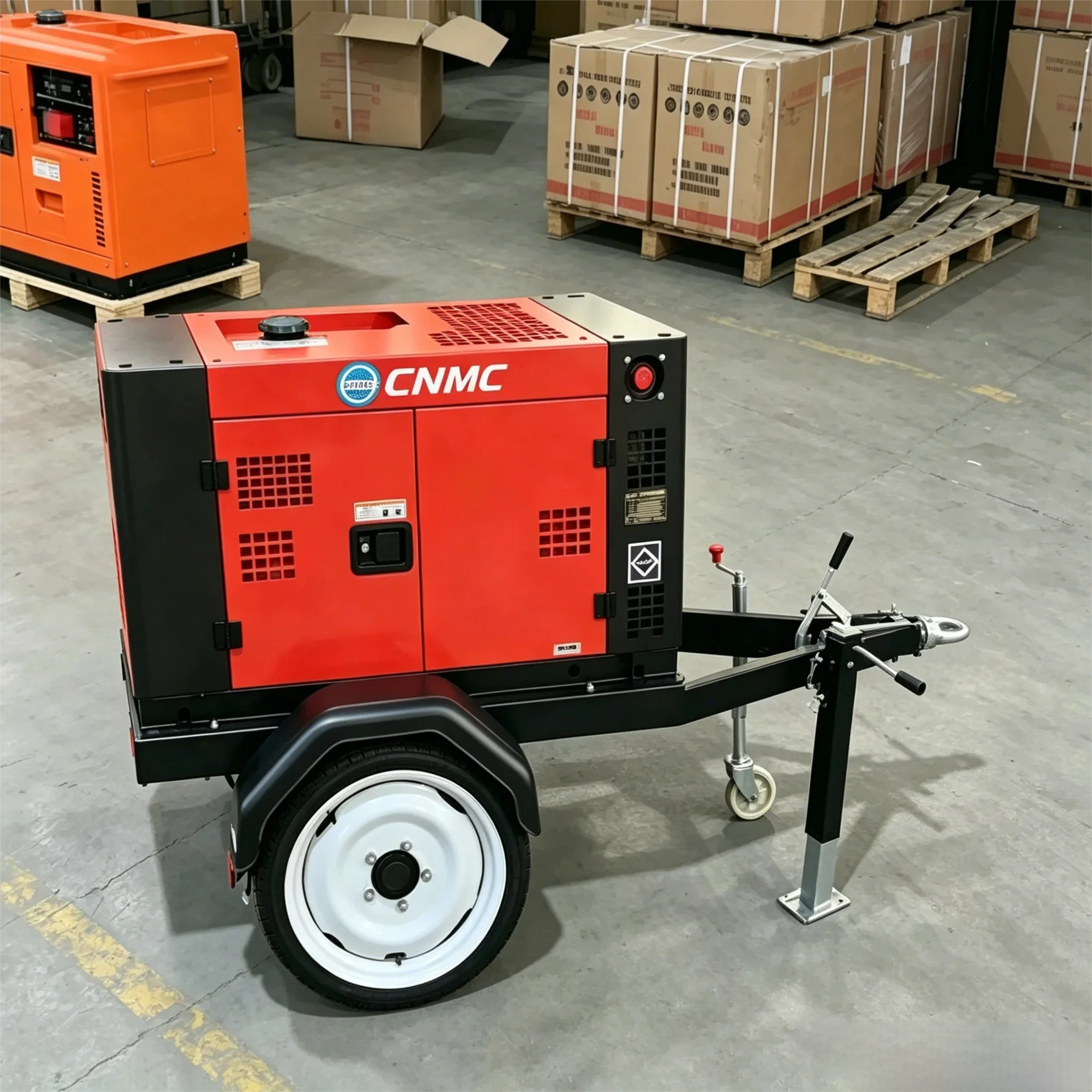 CNMC Trailer Type Silent Diesel Generator 10KW 12KW 15KW 18KW 20KW generator diesel Customizable Home Camping Electric Start
CNMC Trailer Type Silent Diesel Generator 10KW 12KW 15KW 18KW 20KW generator diesel Customizable Home Camping Electric Start