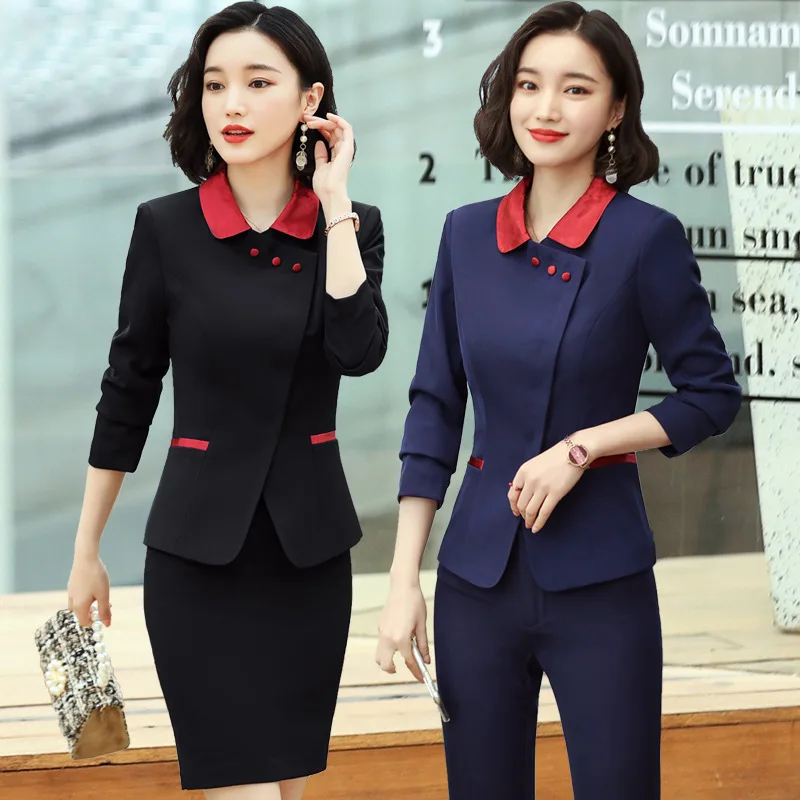 Hotel Western Restaurant Attendant Work Clothes Business Wear Women's Autumn and Winter Catering Hot Pot Restaurant Front Stage
Hotel Western Restaurant Attendant Work Clothes Business Wear Women's Autumn and Winter Catering Hot Pot Restaurant Front Stage
