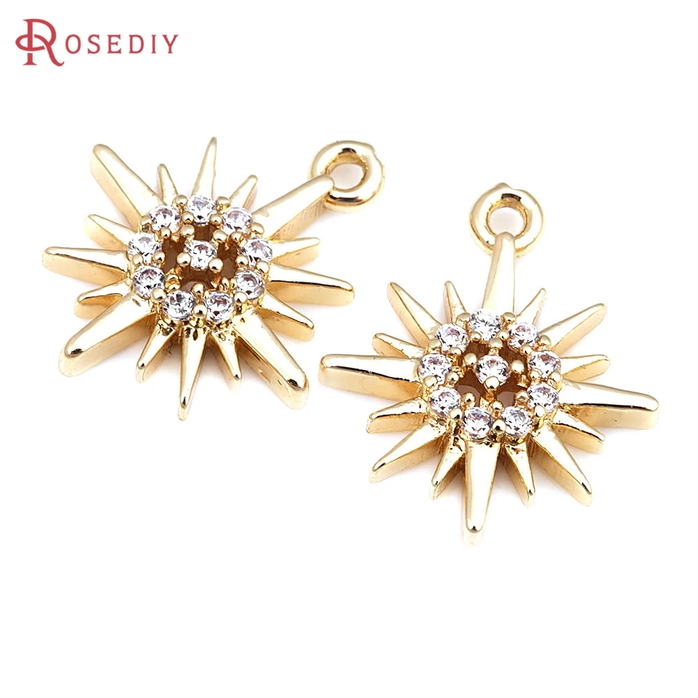 6PCS 18K Gold Color Brass and Zircon Heart Charms Pendants Jewelry Making Necklace Earrings Diy Accessories
6PCS 18K Gold Color Brass and Zircon Heart Charms Pendants Jewelry Making Necklace Earrings Diy Accessories