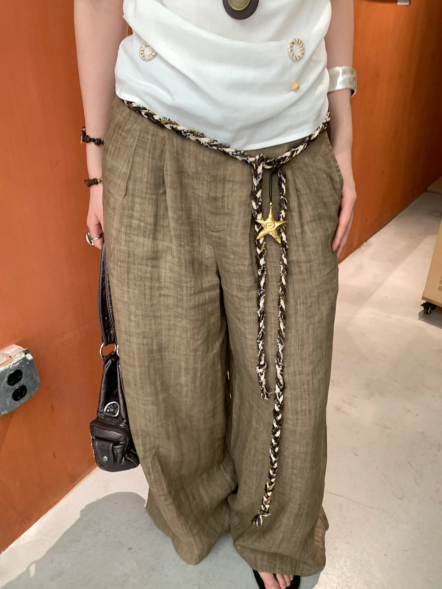 Ретро тканый кулон в виде морской звезды с цветными блоками, тонкая поясная веревка для женщин, этнический стиль, юбки, джинсовый аксессуар, универсальный пояс
Ретро тканый кулон в виде морской звезды с цветными блоками, тонкая поясная веревка для женщин, этнический стиль, юбки, джинсовый аксессуар, универсальный пояс