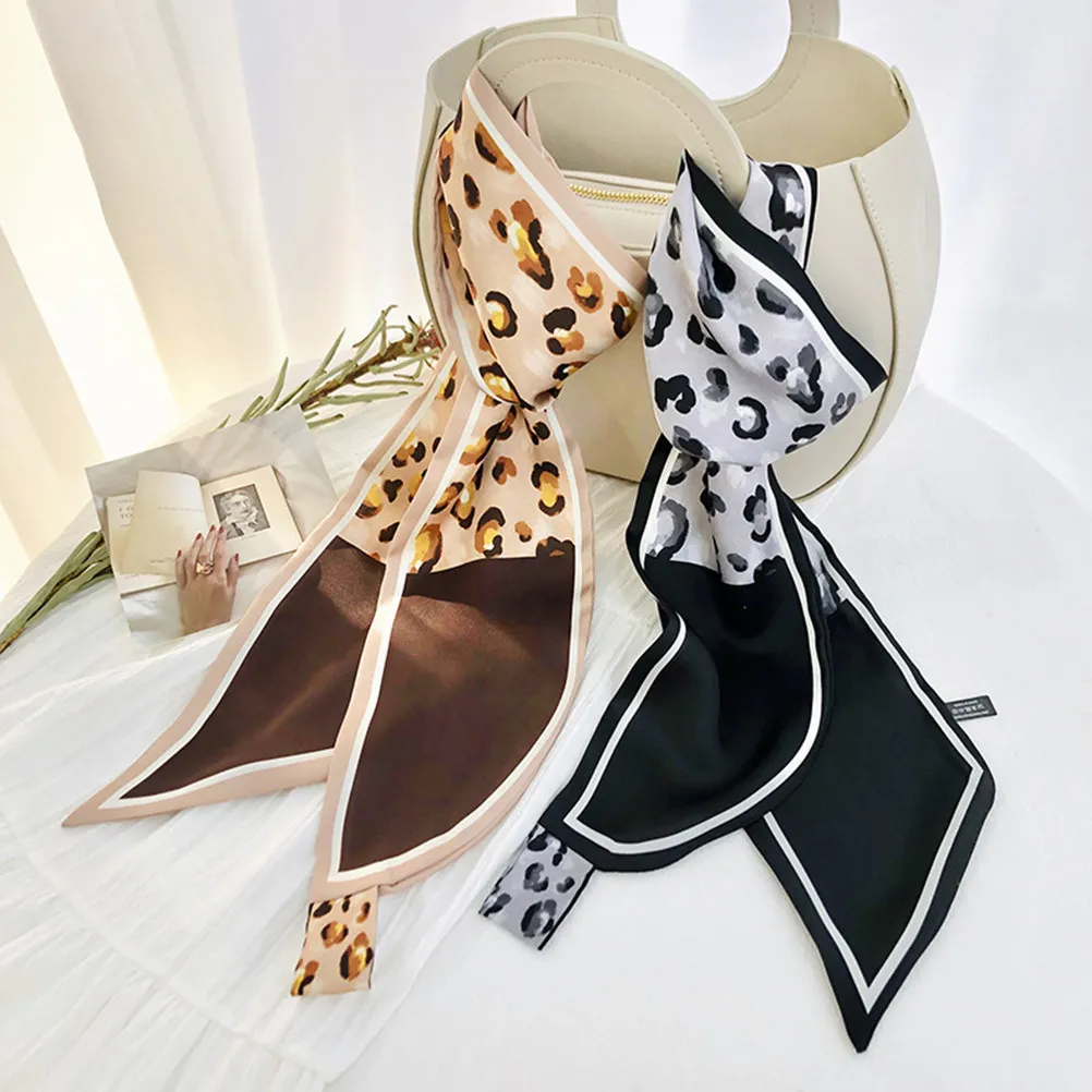 2Pcs Silk Scarves Hair Accessories Soft Lightweight Fabric Multi Use Hairband Neck Scarf Ponytail Holder Decorative Bag Scarf
2Pcs Silk Scarves Hair Accessories Soft Lightweight Fabric Multi Use Hairband Neck Scarf Ponytail Holder Decorative Bag Scarf