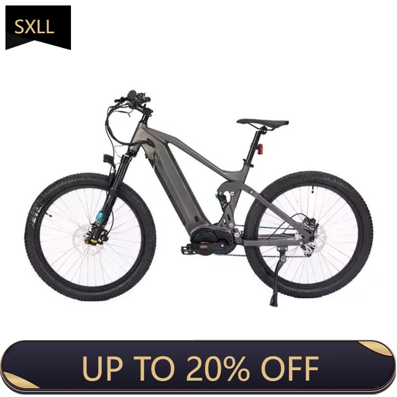 SXLL Electric mountain bike 48V 500W in-wheel motor, lithium battery, aluminum frame, hydraulic disc brakes 29 inches wheels 7-s
SXLL Electric mountain bike 48V 500W in-wheel motor, lithium battery, aluminum frame, hydraulic disc brakes 29 inches wheels 7-s