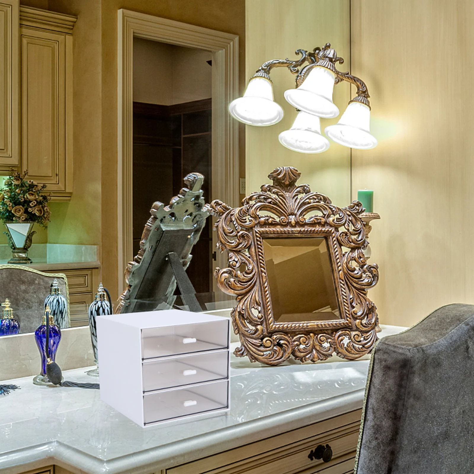 1Pcs Cosmetics Box Multi-Layer Desktop Sundries Organizer Drawer Storage Container Multipurpose Stationery Cosmetics Rack
1Pcs Cosmetics Box Multi-Layer Desktop Sundries Organizer Drawer Storage Container Multipurpose Stationery Cosmetics Rack