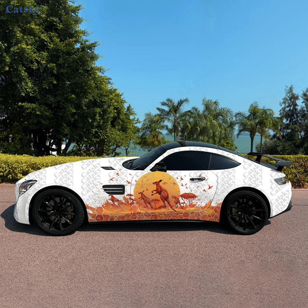 2pcs Violent muscle kangaroo Car Side Wraps, Self-Adhesive PVC Waterproof & Scratch-Resistant Stickers, Car Accessory Gift
2pcs Violent muscle kangaroo Car Side Wraps, Self-Adhesive PVC Waterproof & Scratch-Resistant Stickers, Car Accessory Gift