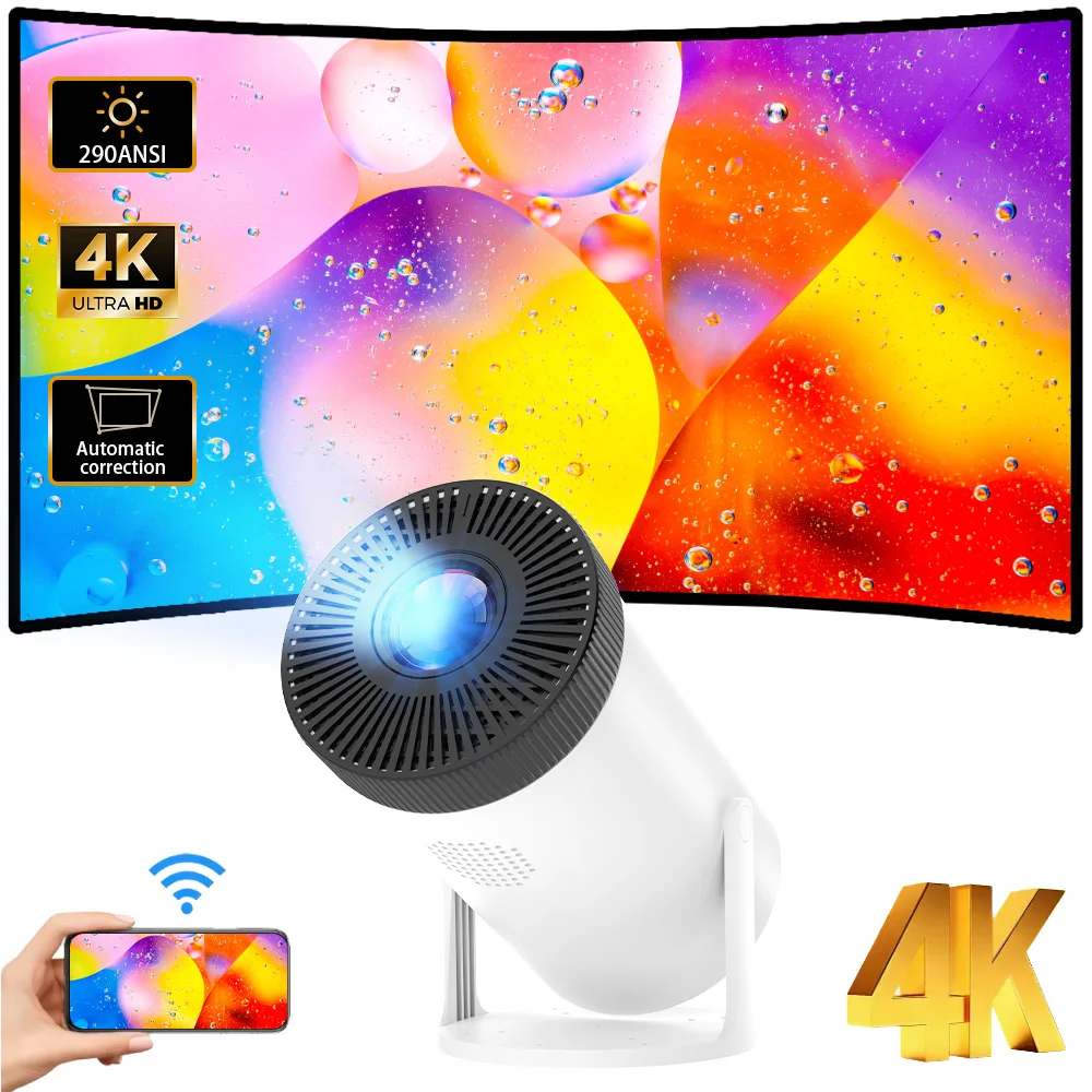 Мощный портативный проектор 4K 1080P 300 ANSI Android 11 WIFI 6 BT5.0 1280*720P для домашнего кинотеатра и улицы, 180° ° Регулируемые проекторы
Мощный портативный проектор 4K 1080P 300 ANSI Android 11 WIFI 6 BT5.0 1280*720P для домашнего кинотеатра и улицы, 180° ° Регулируемые проекторы