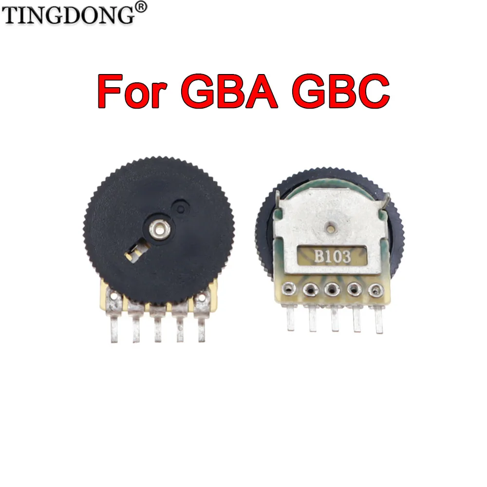 Volume switch Volume control wheel Sound size controller for GBA GBC motherboard potentiometer replacement
Volume switch Volume control wheel Sound size controller for GBA GBC motherboard potentiometer replacement