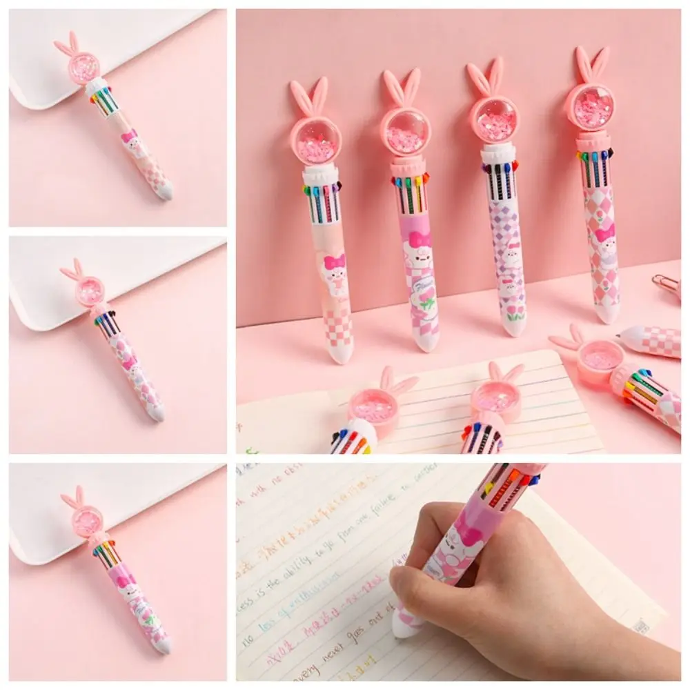 Cartoon Quick Dry Multicolored Pens Drawing Writing Press Gel Pen Rabbit Shape 0.5mm Marking Pen School
Cartoon Quick Dry Multicolored Pens Drawing Writing Press Gel Pen Rabbit Shape 0.5mm Marking Pen School