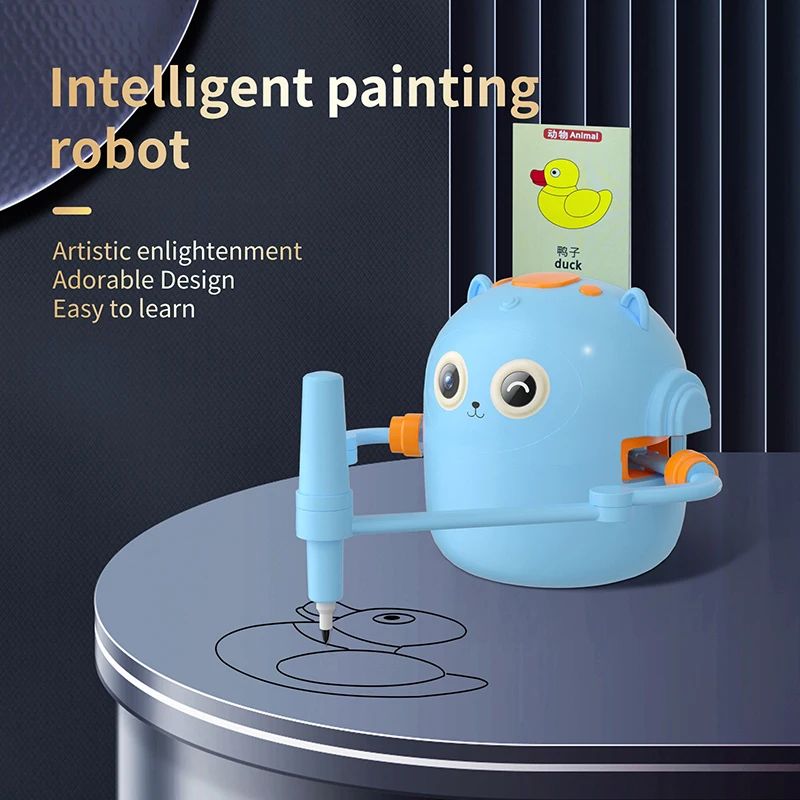Interactive Educational Drawing Robot For Kids - Montessori Learning Toy With 100 Word Cards, Voice Interaction, Ages 5+
Interactive Educational Drawing Robot For Kids - Montessori Learning Toy With 100 Word Cards, Voice Interaction, Ages 5+