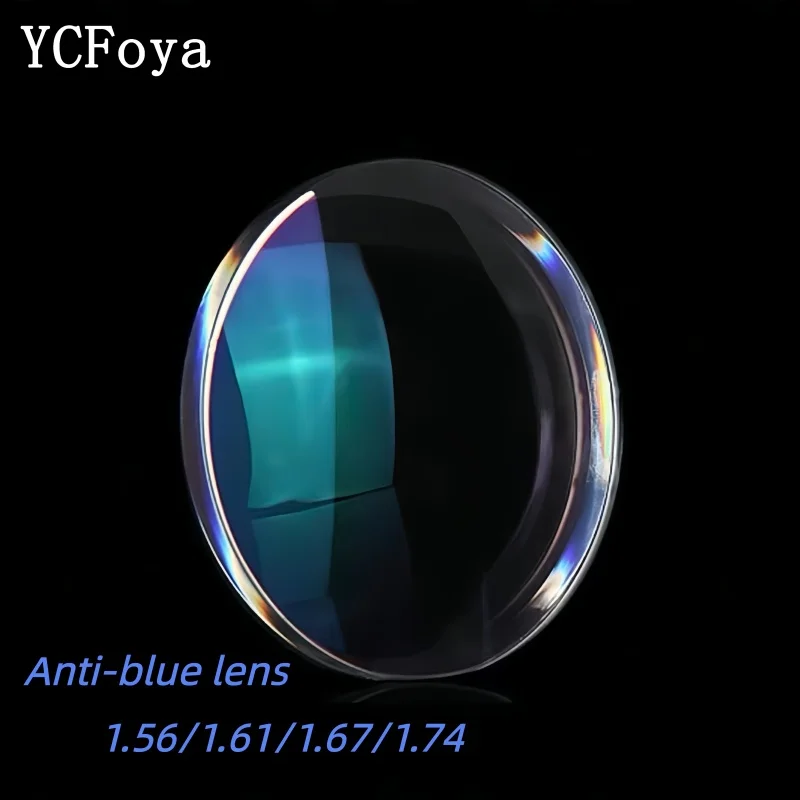 YCFoya 1.56/1.61/1.67/1.74 Anti-blue Ray Anti-reflective Anti-scratch UV400 Prescription Myopia CR-39 Resin Optical Lens
YCFoya 1.56/1.61/1.67/1.74 Anti-blue Ray Anti-reflective Anti-scratch UV400 Prescription Myopia CR-39 Resin Optical Lens