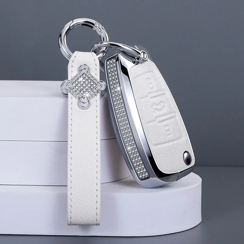 Diamonds Leather Remote Car Key Cover Case Shell For Audi A1 Q3 Q2L Q7 A3 A6L 2008-2011 Auto Key Protector Interior Accessories
Diamonds Leather Remote Car Key Cover Case Shell For Audi A1 Q3 Q2L Q7 A3 A6L 2008-2011 Auto Key Protector Interior Accessories
