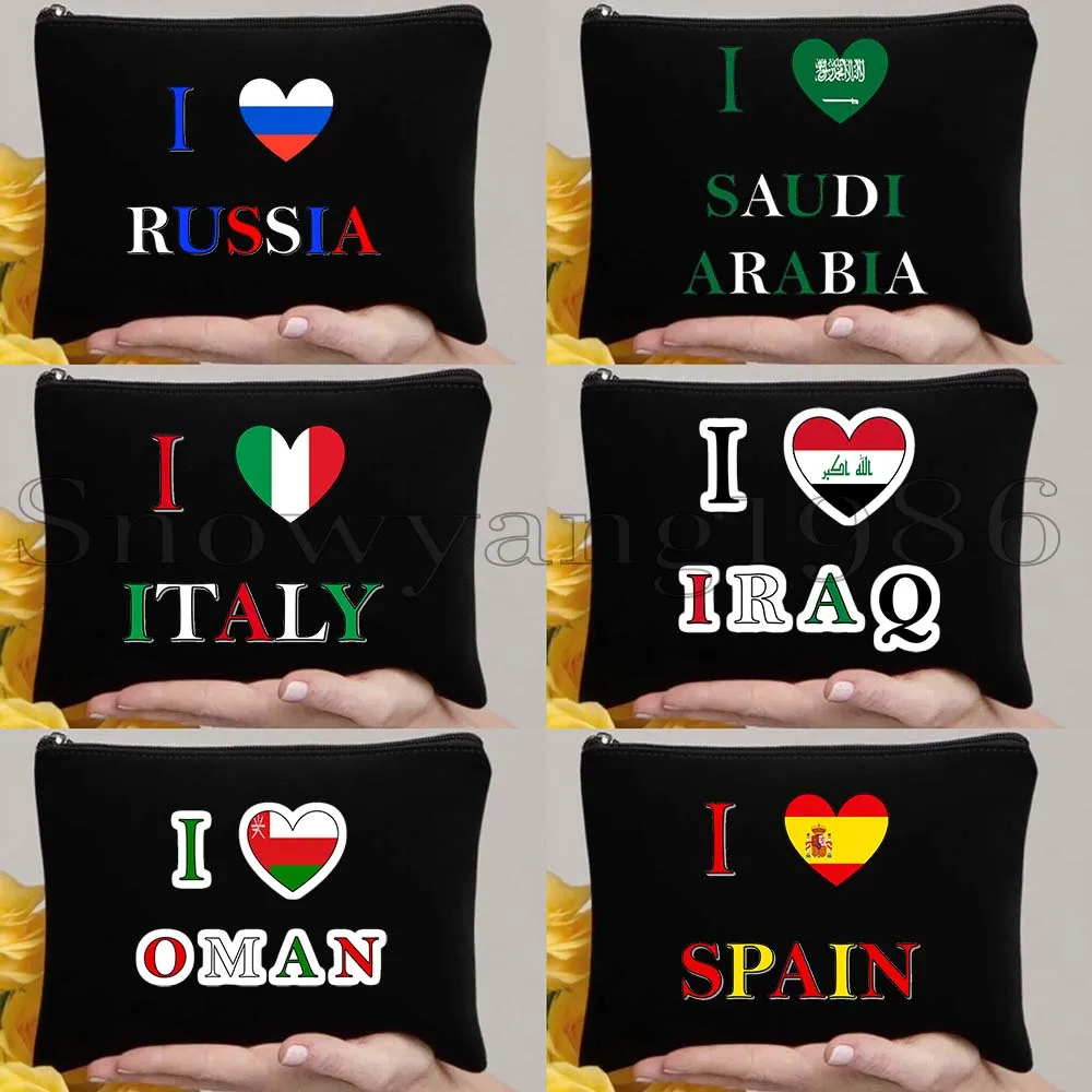 6pcs GERMANY HUNGARY ITALY NETHERLANDS POLAND SPAIN SWITZERLAND UKRAINE Heart Flag Cosmetic Bags Makeup Toilet Bag Case Pouch
6pcs GERMANY HUNGARY ITALY NETHERLANDS POLAND SPAIN SWITZERLAND UKRAINE Heart Flag Cosmetic Bags Makeup Toilet Bag Case Pouch