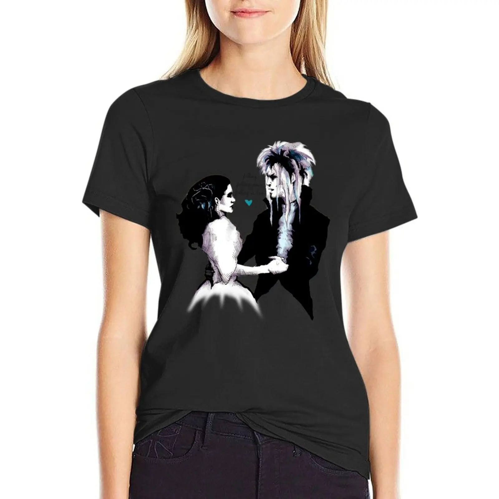 Falling In Love T-Shirt anime clothes funny blacks womans clothing 
Falling In Love T-Shirt anime clothes funny blacks womans clothing