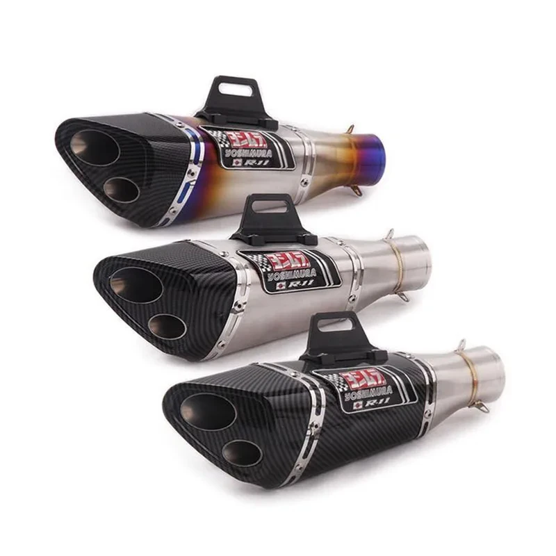 51MM Universal Motorcycle Exhaust Pipe Yoshimura R11 Modified Escape Moto For Z650 Z900 ER6N CBR1000RR YZF R1 R3 S1000RR Slip On
51MM Universal Motorcycle Exhaust Pipe Yoshimura R11 Modified Escape Moto For Z650 Z900 ER6N CBR1000RR YZF R1 R3 S1000RR Slip On