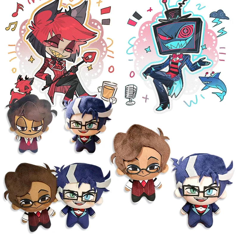 New Hazbin Hotel Alastor Plush Pendant Vox Vincent Plush Doll Toy Cute Anime Peripherals Plushie Keychain Doll Fans Collect Gift
New Hazbin Hotel Alastor Plush Pendant Vox Vincent Plush Doll Toy Cute Anime Peripherals Plushie Keychain Doll Fans Collect Gift