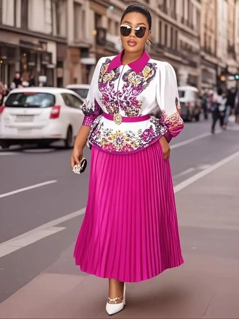 Abayas Dubai Элегантный топ из 2 предметов и плиссированный женский топ с высокой талией, новинка 2023 года, модное свадебное вечернее платье, африканская одежда
Abayas Dubai Элегантный топ из 2 предметов и плиссированный женский топ с высокой талией, новинка 2023 года, модное свадебное вечернее платье, африканская одежда