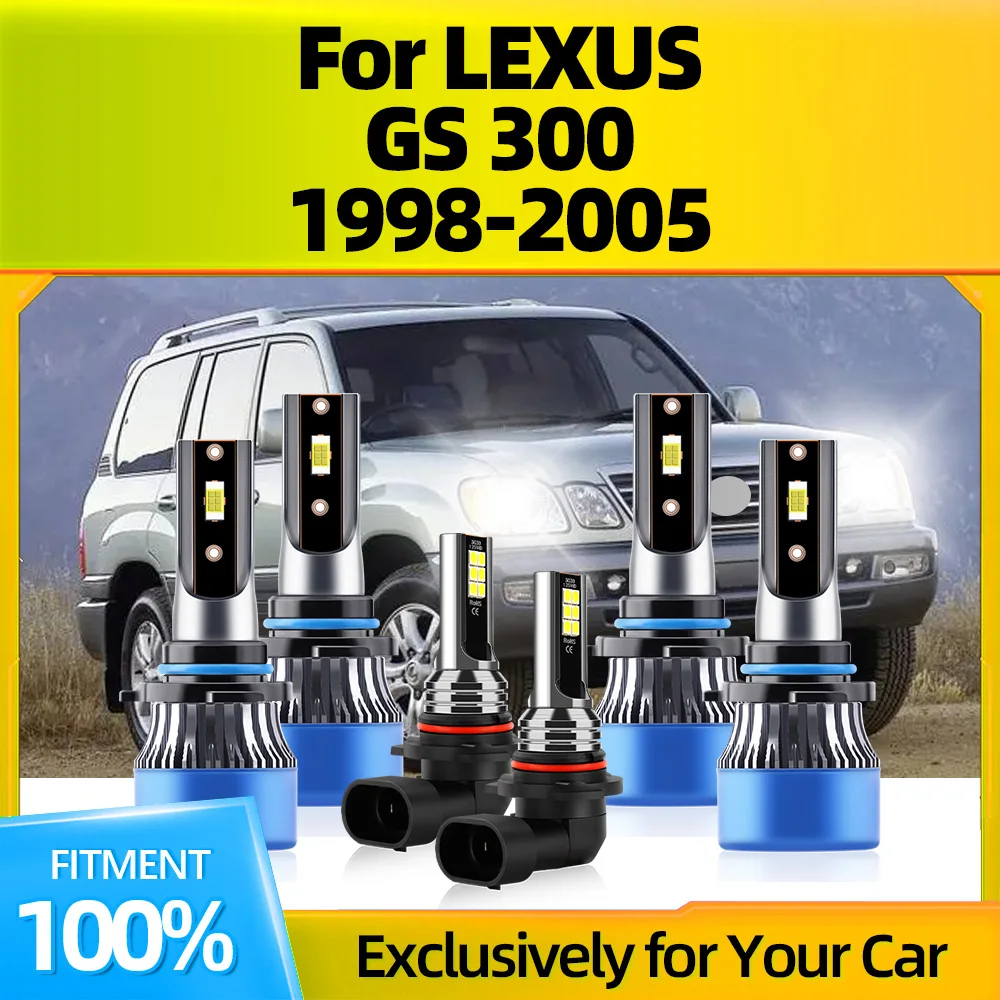 2/6PCS Car Headlight Bulbs LED Fog Lights Auto Headlamps Super Bright For LEXUS GS 300 1998 1999 2000 2001 2002 2003 2004 2005
2/6PCS Car Headlight Bulbs LED Fog Lights Auto Headlamps Super Bright For LEXUS GS 300 1998 1999 2000 2001 2002 2003 2004 2005