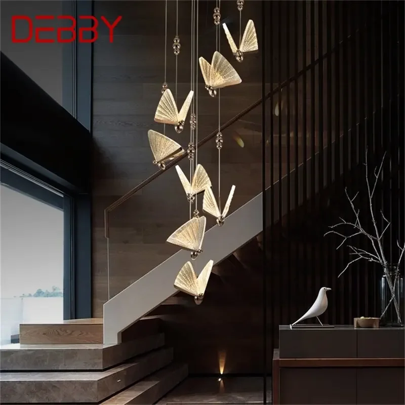 TEMAR Nordic Butterfly Chandelier Lamps Fixtures Modern Pendant Lights Home LED for Stairs Hall
TEMAR Nordic Butterfly Chandelier Lamps Fixtures Modern Pendant Lights Home LED for Stairs Hall