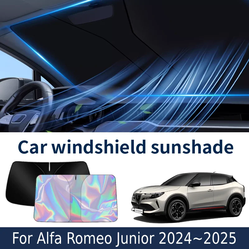 Front Windshield Sunshade For Alfa Romeo Junior 2024~2025 Car Sun Visor Heat Insulation Summer Cooling Accessories
Front Windshield Sunshade For Alfa Romeo Junior 2024~2025 Car Sun Visor Heat Insulation Summer Cooling Accessories
