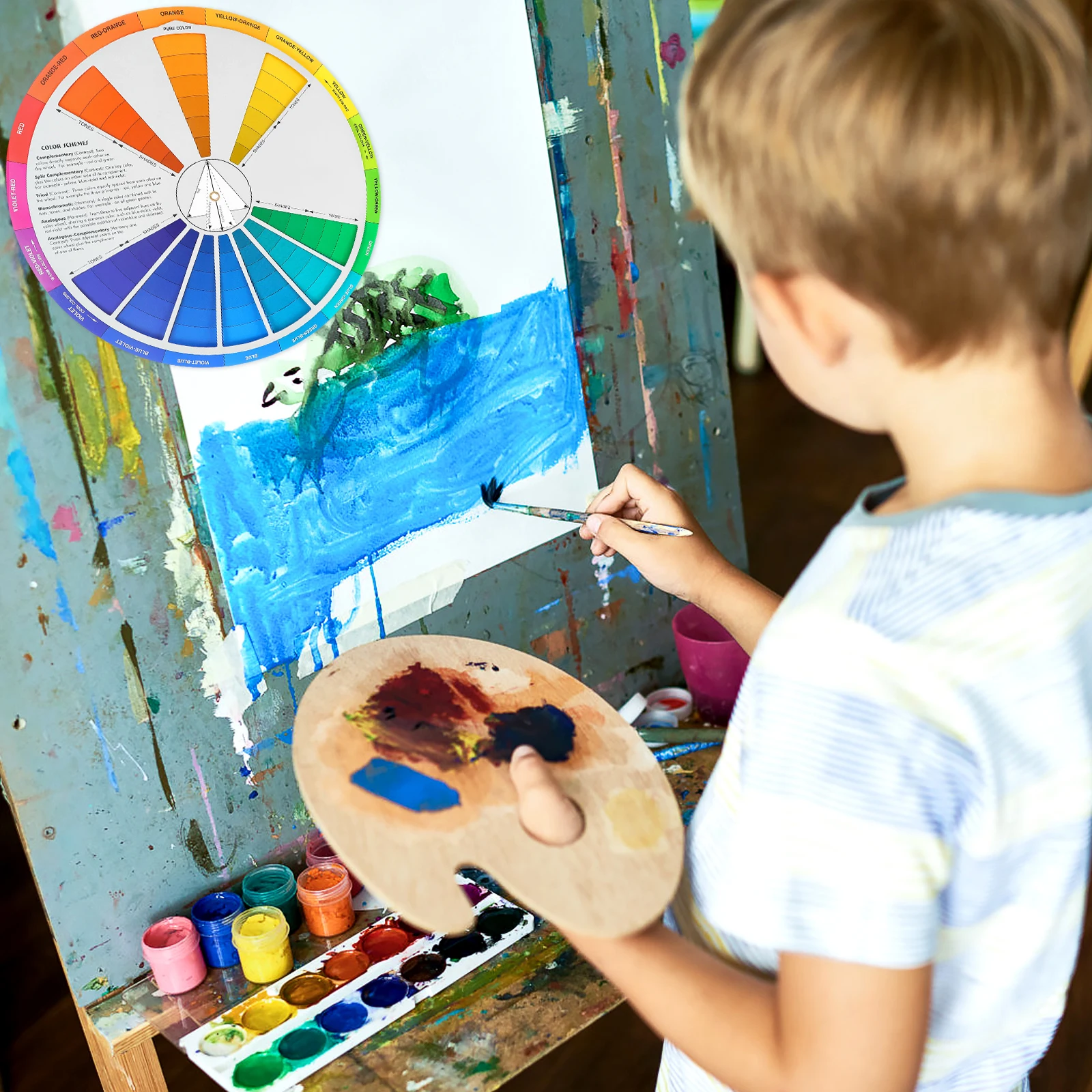 Card Wheel Painting Watercolor Chart Quilting Mixing Guide Color Learning Tool Supplies Teaching Aid Creative Kids Color
Card Wheel Painting Watercolor Chart Quilting Mixing Guide Color Learning Tool Supplies Teaching Aid Creative Kids Color