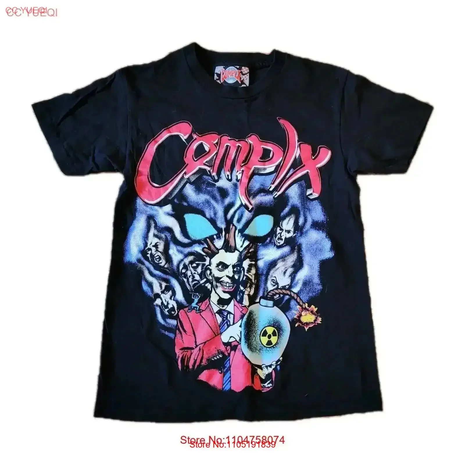 Футболка Complx, мужской размер, маленький винтажный стираный топ для повседневной носки, дизайнерская одежда с графическим рисунком, растянутая уличная одежда, домашняя мода
Футболка Complx, мужской размер, маленький винтажный стираный топ для повседневной носки, дизайнерская одежда с графическим рисунком, растянутая уличная одежда, домашняя мода