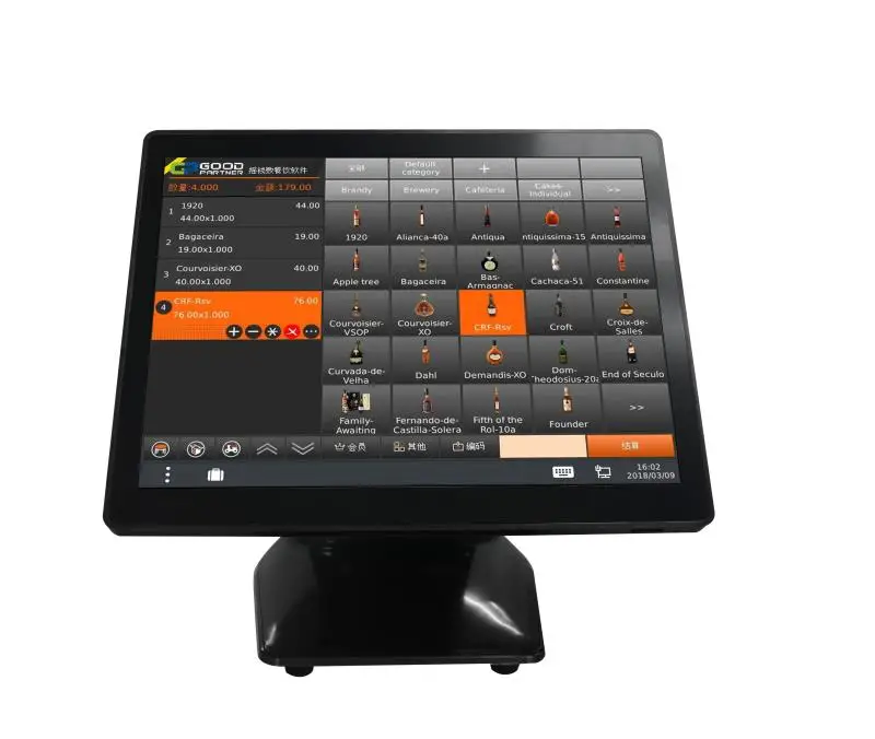 15 inch Capacitive Touch Screen Pos System Can Be Win/Linux/Android all-in-one cafeteria
15 inch Capacitive Touch Screen Pos System Can Be Win/Linux/Android all-in-one cafeteria