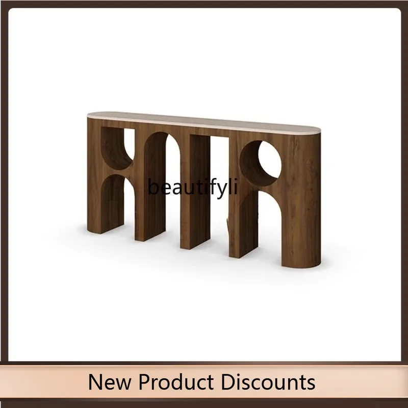 A44 Vintage Wabi-Sabi Style Solid Wood Entryway Table French Retro Hallway End View Table Simple Travertine Entryway Table
A44 Vintage Wabi-Sabi Style Solid Wood Entryway Table French Retro Hallway End View Table Simple Travertine Entryway Table