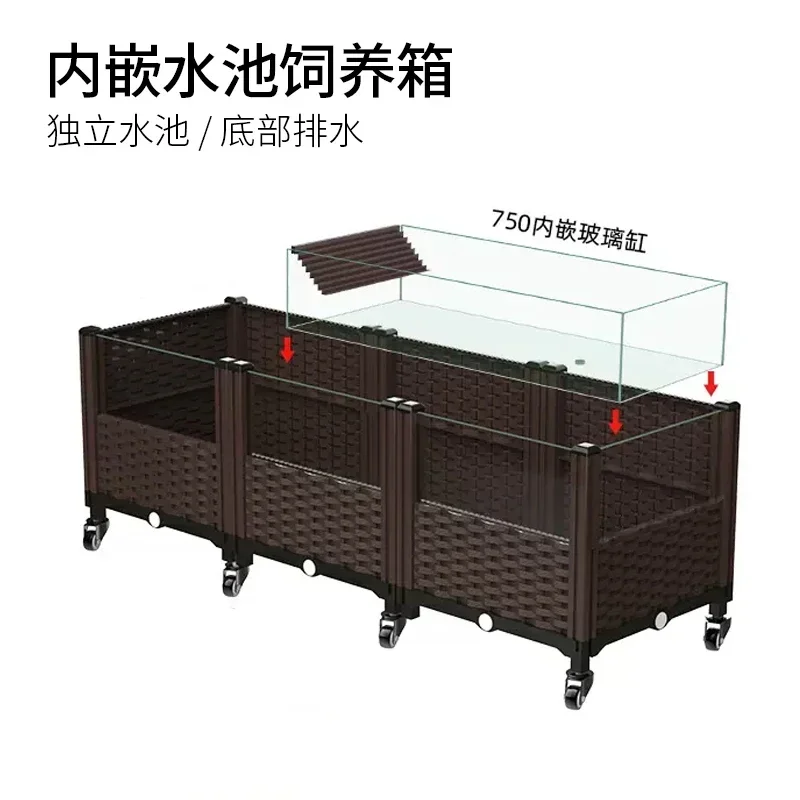Turtle special ecological landscaping breeding tank breeding box household raising yellow edge Turtle large extra large Amphibio
Turtle special ecological landscaping breeding tank breeding box household raising yellow edge Turtle large extra large Amphibio