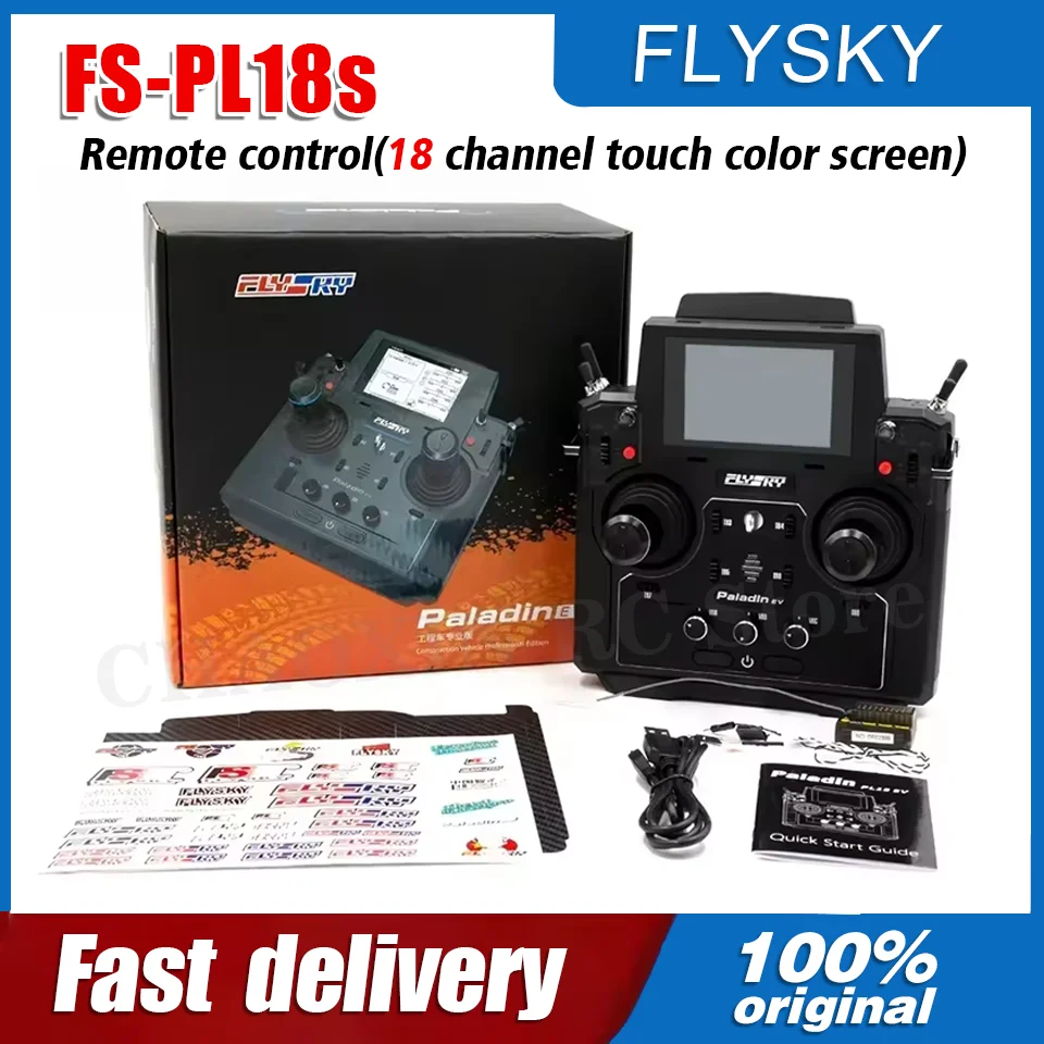 FLYSKY PL18 EV - Paladin 2.4G 18CH AFHDS 3 Radio Transmitter Remote Controller
FLYSKY PL18 EV - Paladin 2.4G 18CH AFHDS 3 Radio Transmitter Remote Controller