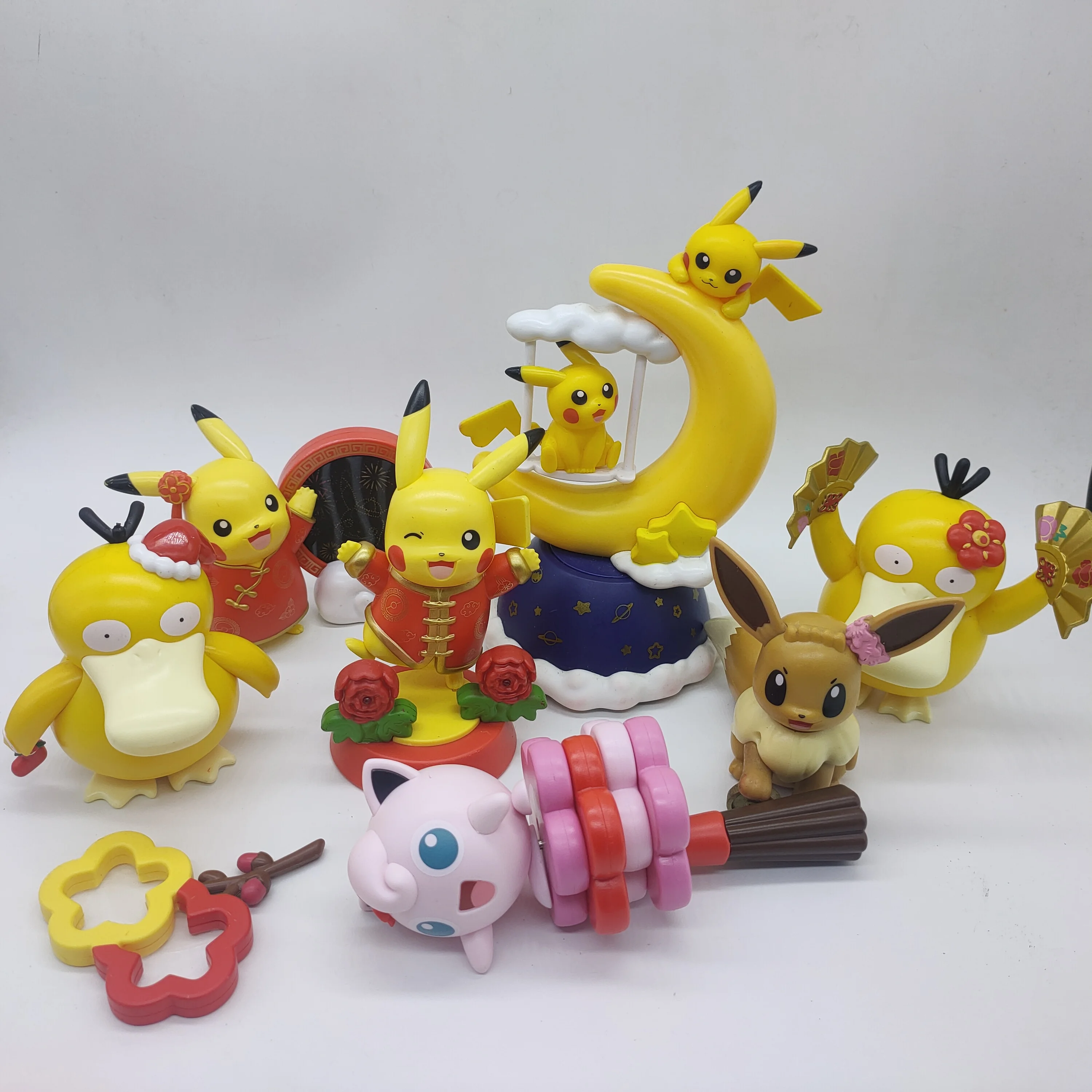 Pokemon Pikachu Psyduck Eevee Jigglypuff Action Figures Cute Cartoon Pocket Monsters Desktop Ornament Collectibles Kid's Gifts
Pokemon Pikachu Psyduck Eevee Jigglypuff Action Figures Cute Cartoon Pocket Monsters Desktop Ornament Collectibles Kid's Gifts