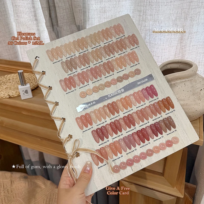36 Colors Nude Nail Gel Polish Set UV Gel Varnish Skin Tone Beige Pink Glossy One Stroke Manicure Kit Long Lasting Soak Off Gel
36 Colors Nude Nail Gel Polish Set UV Gel Varnish Skin Tone Beige Pink Glossy One Stroke Manicure Kit Long Lasting Soak Off Gel