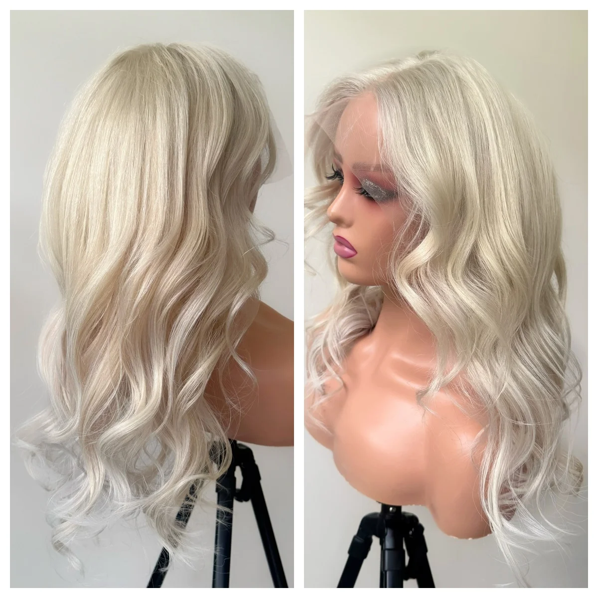 Medium Long Lace Front Wig Body Wave wig For Women Cosplay Platinum Blonde Lace Front Synthetic Wigs 180% Density
Medium Long Lace Front Wig Body Wave wig For Women Cosplay Platinum Blonde Lace Front Synthetic Wigs 180% Density